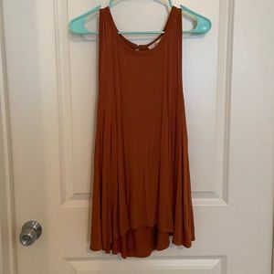Andree Size S Burnt Orange Blouse